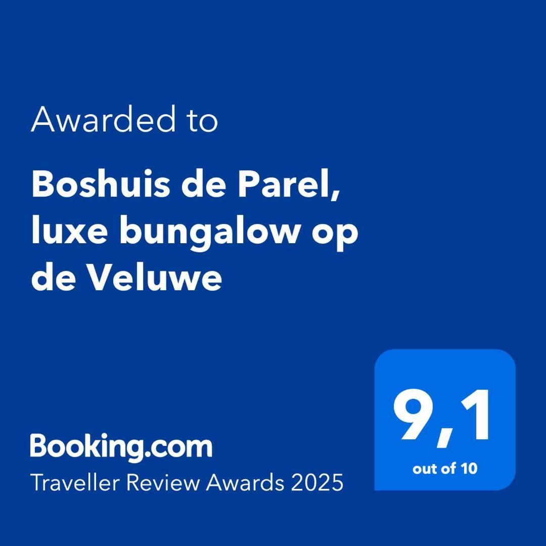 Luxe Boshuisje Met Prive Wellness & Jacuzzi Op De Veluwe Ermelo Exterior photo